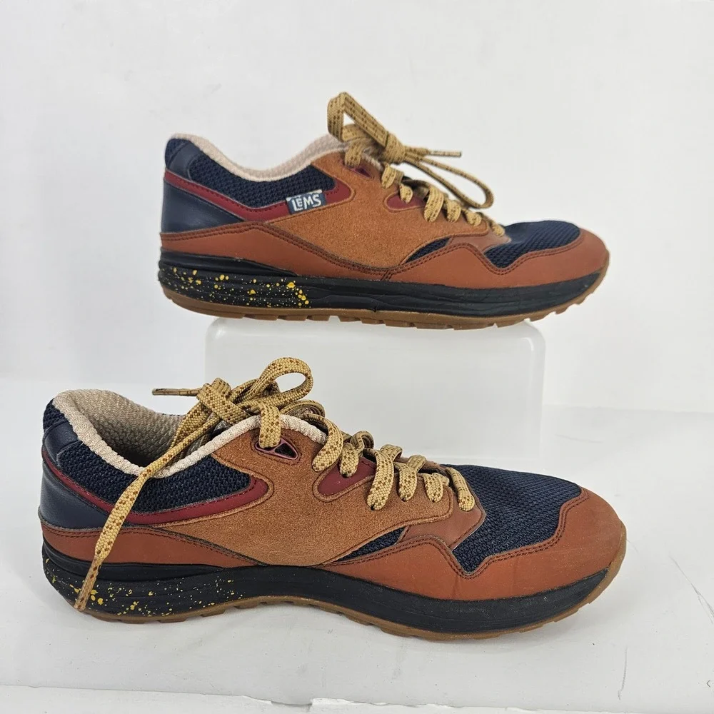 Lems Trailhead Women's Sequoia Hiking Trail Shoes Boots Brown Blue Size 8B Vegan - Picture 11 of 11